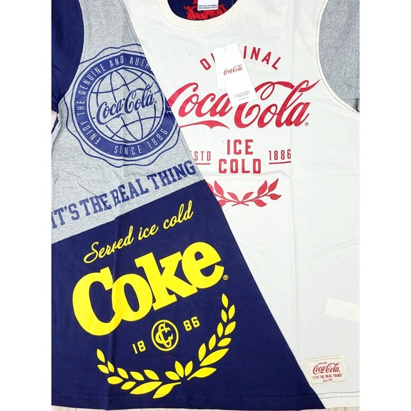 Staple Pigeon by coca cola t shirt multicolor / short sleeve / graphic logo tee - Picture 4 of 4